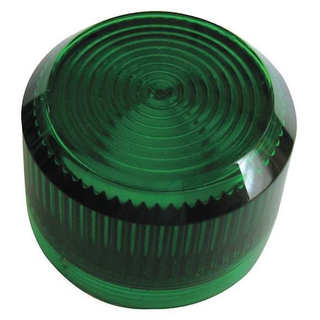 Cutler-Hammer Pilot Light Lens,30mm,Green,Plastic