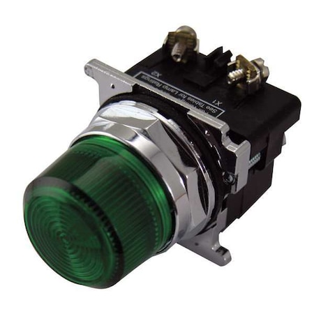 Cutler-Hammer Pilot Light,120VAC,Green