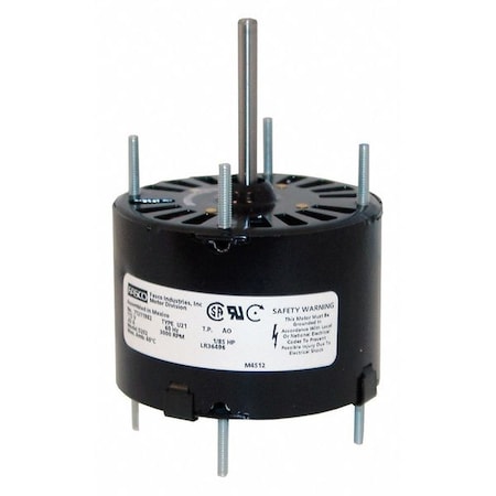 HVAC Motor,1/20 HP,1500 rpm,230V,3.3