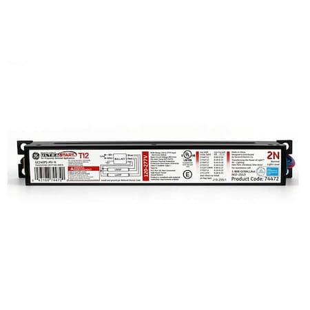 GE LIGHTING 105 to 104 Watts, 2 Lamps, Electronic Ballast
