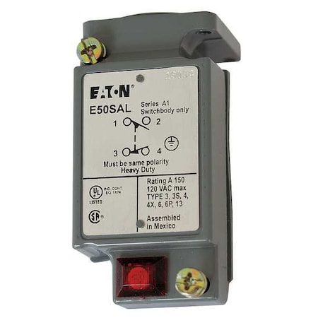 1NC/1NO Limit Switch Body Nema 1, 2, 4, 6, 6P, 12, 13