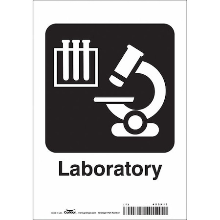 Laboratory, 7 in W x 10 in H, Horizontal Rectangle, Vinyl, 453K13