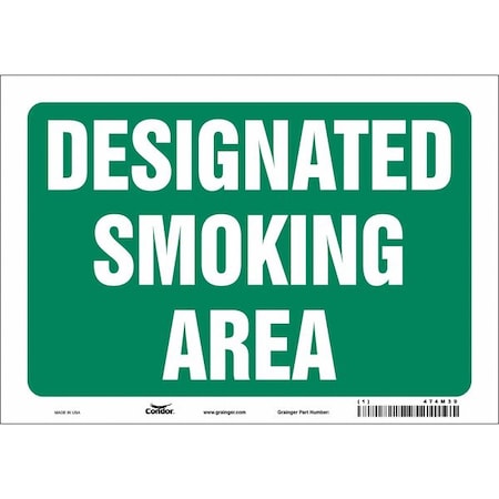 Safety Sign, 7" H, 10" W, Vinyl, Vertical Rectangle, English, 474M39