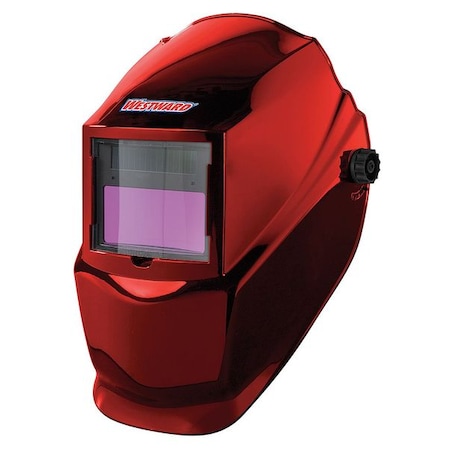 Auto Dark Welding Helmet, 10, Red