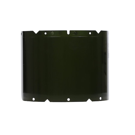 V-Gard Visor, PC, Shade 5 IR, Molded, (8"x17"x .098"), Use w/V-Gard Chin Protectors