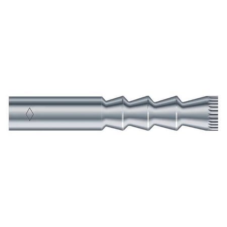 Short Drop-In Anchor, 1/2 in Dia, 3-1/2" L, Steel Zinc Plated