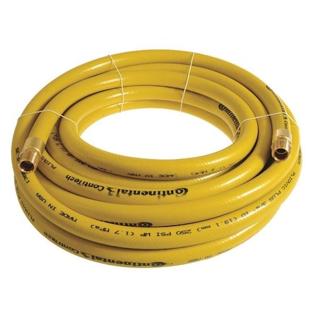 1" x 25 ft PVC Coupled Multipurpose Air Hose 250 psi YL