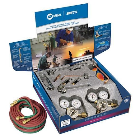 Medium Duty Combination Outfit, MBA-30 Series, Acetylene, Welds Up To 3/8 in MC509, MW205