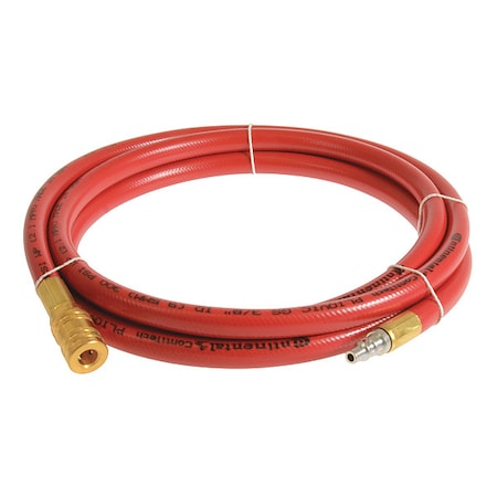 3/8" x 5 ft PVC Coupled Multipurpose Air Hose 300 psi RD