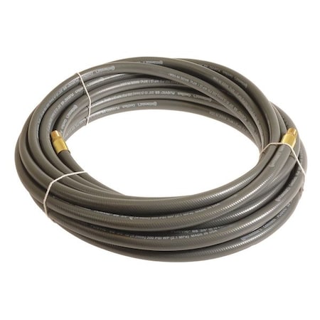 3/8" x 15 ft PVC Coupled Multipurpose Air Hose 300 psi GY