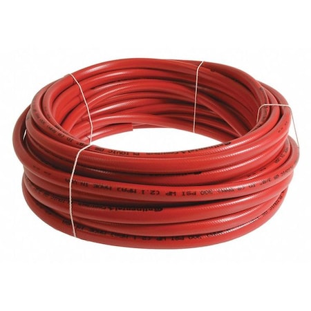 1/2" ID x 25 ft. PVC Air Hose 300 PSI RD