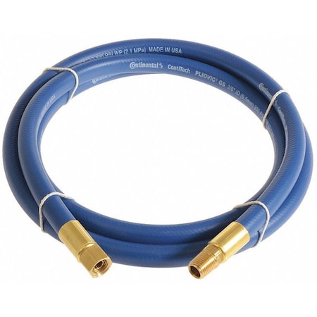 1/4" x 10 ft PVC Coupled Multipurpose Air Hose 300 psi BL