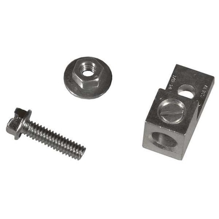 Mechanical Lug, 1/0 AWG Max, 3 Conductor, Aluminum