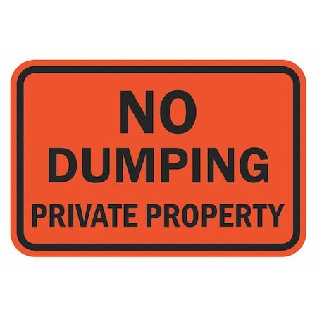 Facility Sign, 12 in H, 18 in W, Aluminum, Horizontal Rectangle, English, T1-1719-EG_18x12