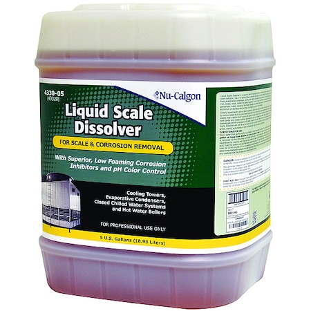 Scale Remover,Liquid,5 gal.,Orange