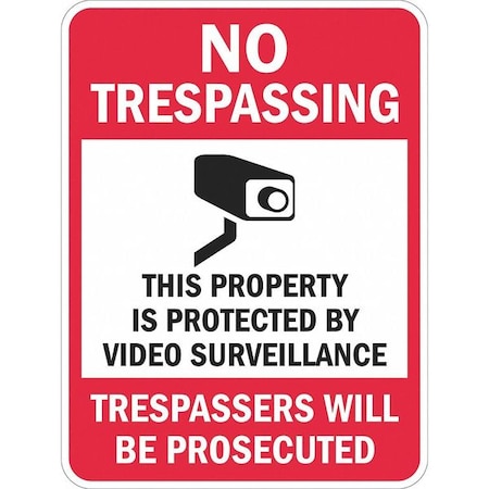 Facility Sign, 18 in H, 12 in W, Aluminum, Vertical Rectangle, English, T1-1073-EG_12x18