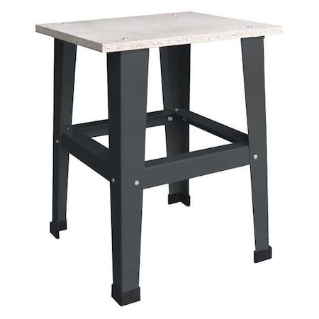 Fixed Work Table, Particleboard, 19"W, 16"D