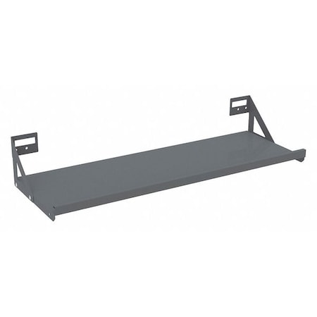 Shelf for Lvd Panels,Gray,35.63x12.75