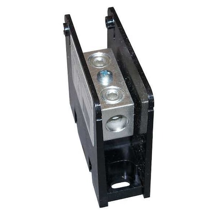 Power Distribution Block, Open, 1 Pole, 175 A Copper, 1,000 V AC/DC, Screw