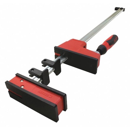 50 in Bar Clamp, Plastic Handle and 3 3/4 in Throat Depth