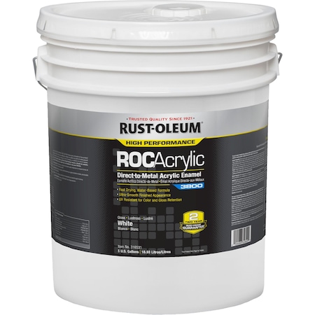 Acrylic Enamel Coating,White,5 gal.