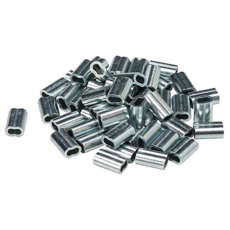 Loop Ferrule,Zinc Plated,PK50