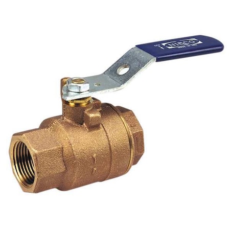 1" FNPT Bronze Ball Valve Inline