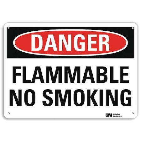 Danger Sign, 10" H, 14 in W,  Horizontal Rectangle, English, U3-1505-NA_14x10