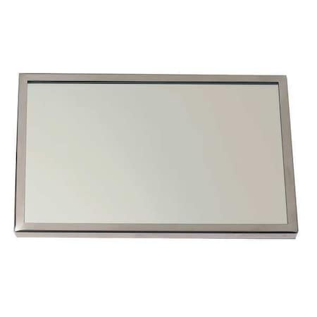 30 in "H x 18 in "W, Framed Mirror, Glass