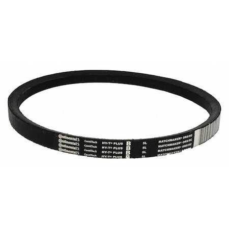 B162 Classical V-Belt, 165 in Outside Length, 21/32 in Top Width, 13/32" Thickness, 1 Ribs
