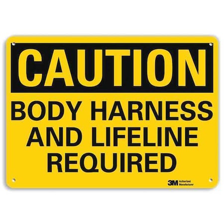 Caution Sign,14" W,10" H,0.040" Thick, U4-1092-NA_14x10