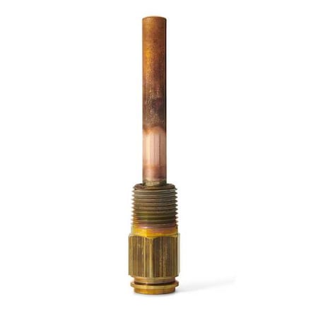 Immersion Well,Copper,3/4NPT,3 in. Depth