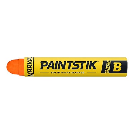 Paint Crayon, Large Tip, Fluorescent Orange Color Family, 12 PK