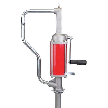 Hand Drum Pump, Steel/Aluminum, 1/2"FNPT