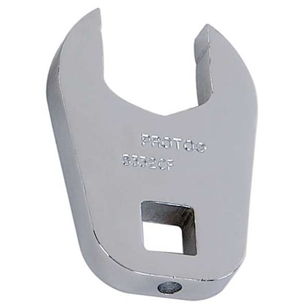1/2" Drive, Metric 22mm Crowfoot Socket Wrench, Open End Head, Full Polish Finish