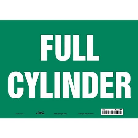 Safety Sign, 10 in Height, 14 in Width, Vinyl, Horizontal Rectangle, English, 471N09