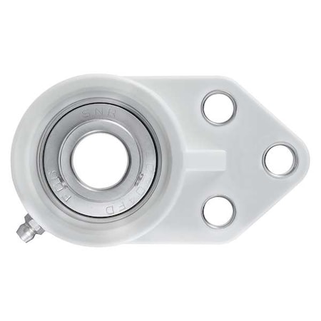 Flange Bearing, 3-Bolt, Ball, 1-1/4" Bore