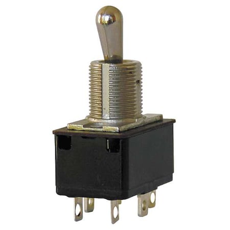Toggle Switch,DPST,10A at 250V,QuikConnct