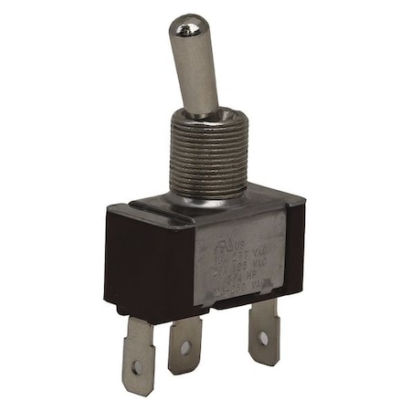 Toggle Switch,SPDT,10A at 277V,Solder Lug