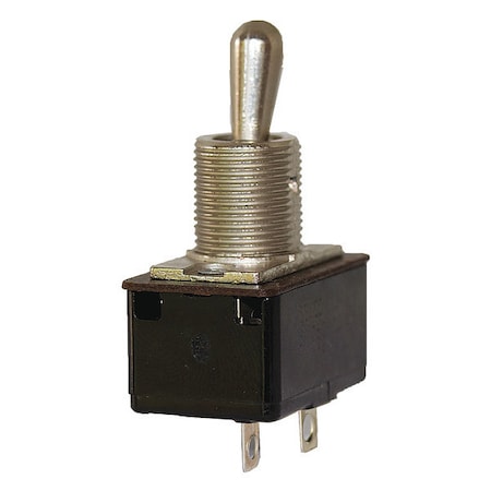 Toggle Switch, SPST, 2 Connections, On/Off, 3/4 hp, 10A at 250V AC, 20A at 125V AC