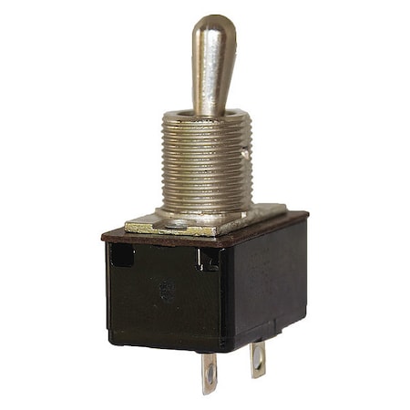 Toggle Switch,SPST,10A at 250V,Solder Lug