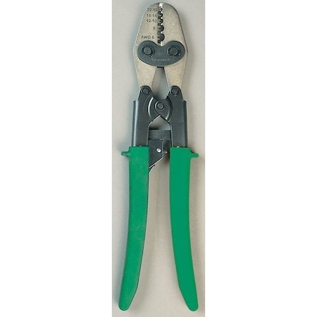 12 7/8 in Ratchet Crimper 22 to 6 AWG
