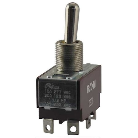 Toggle Switch,SPDT,10A at 277V,QuikConnct