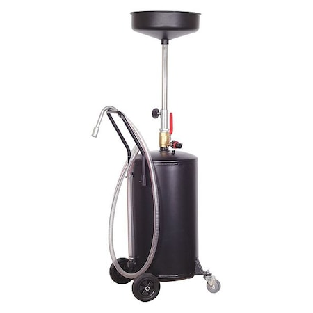 Portable Oil Drain,18 gal.,14 1/2 In.