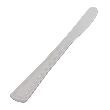 Dinner Knife,9 in L,Silver,PK12