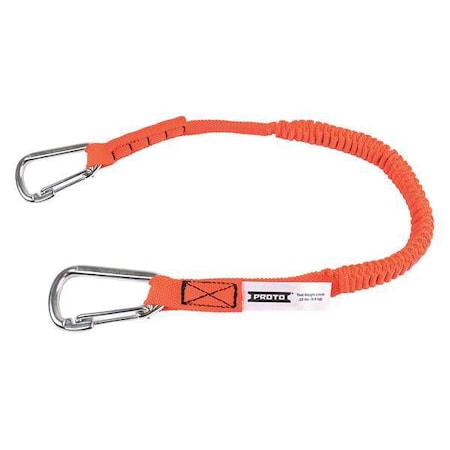 Tool Lanyard,25 lb.,42 in,Orange