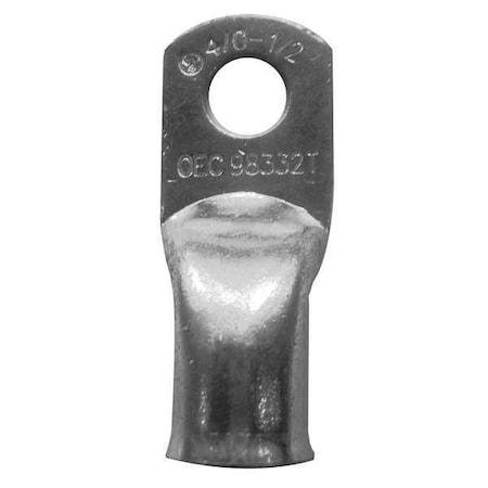 Lug, 6 ga,5/16 In,Crimp/Solder,PK2