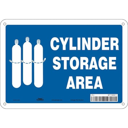 Safety Sign, 7 in Height, 10 in Width, Aluminum, Vertical Rectangle, English, 471M41