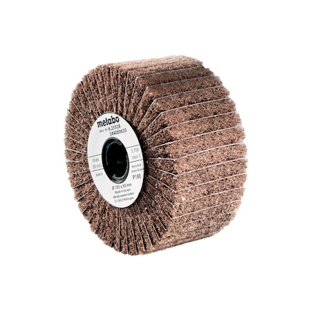 Interleaved Flap Wheel,4-1/8 In,180Grit