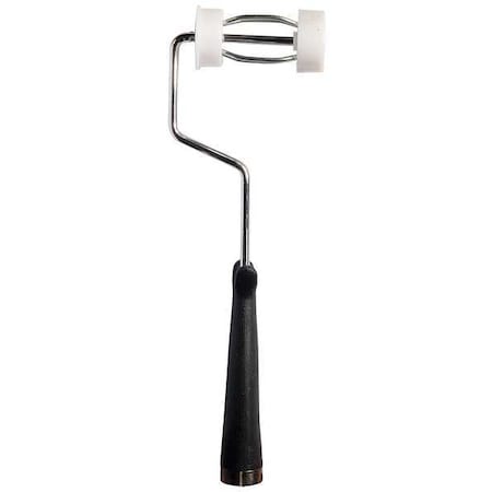 Paint Roller Frame, 4 Wire Cage, Plastic Handle, 3" Rollers